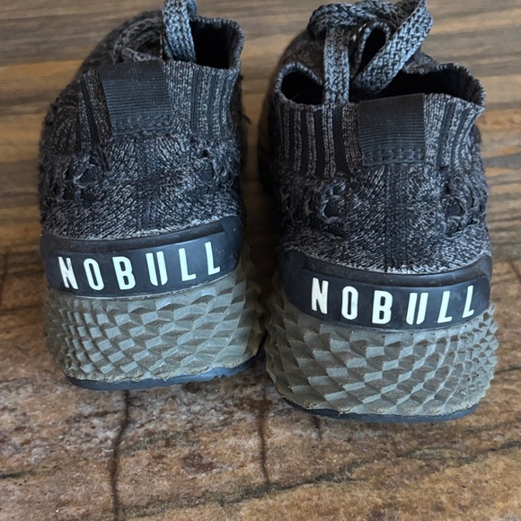 NOBULL Charcoal and Olive Knit Sneakers - Picture 2 of 3